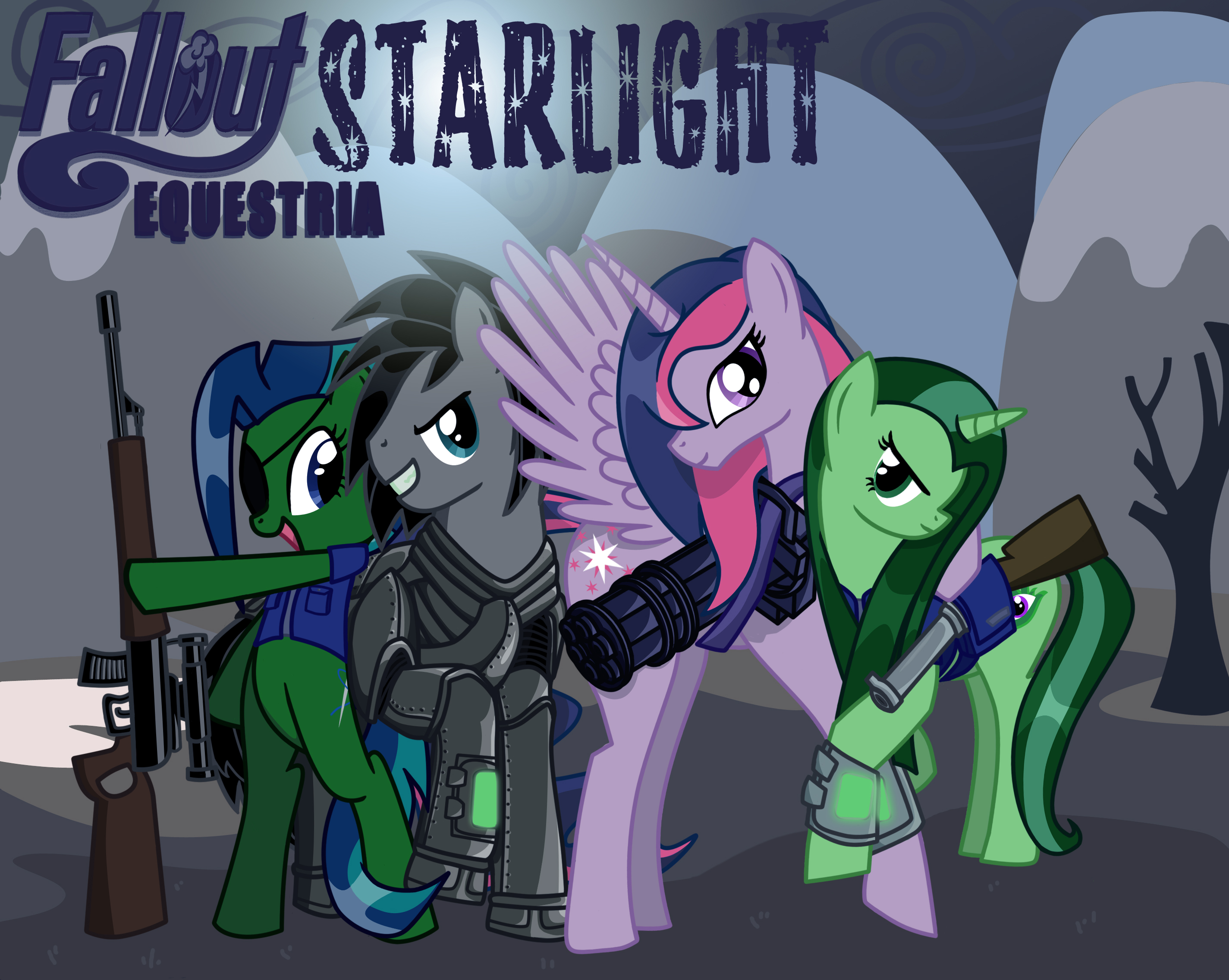 fallout, Sci fi, Warrior, Weapon, Gun, Little, Pony, Cartoon, Horse Wallpaper