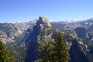 yosemite, National, Park, Waterfall, Forest, Mountains