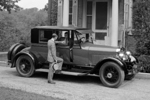1923, Lincoln, Model l, Coupe, Retro
