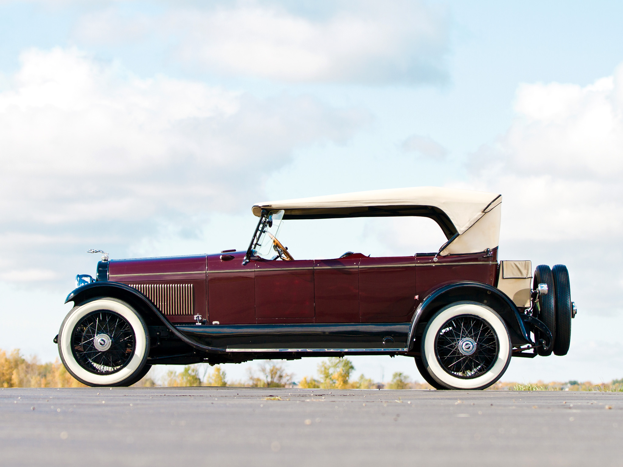 1923, Lincoln, Model l, Sport, Phaeton, By, Brunn, Convertible, Retro Wallpaper