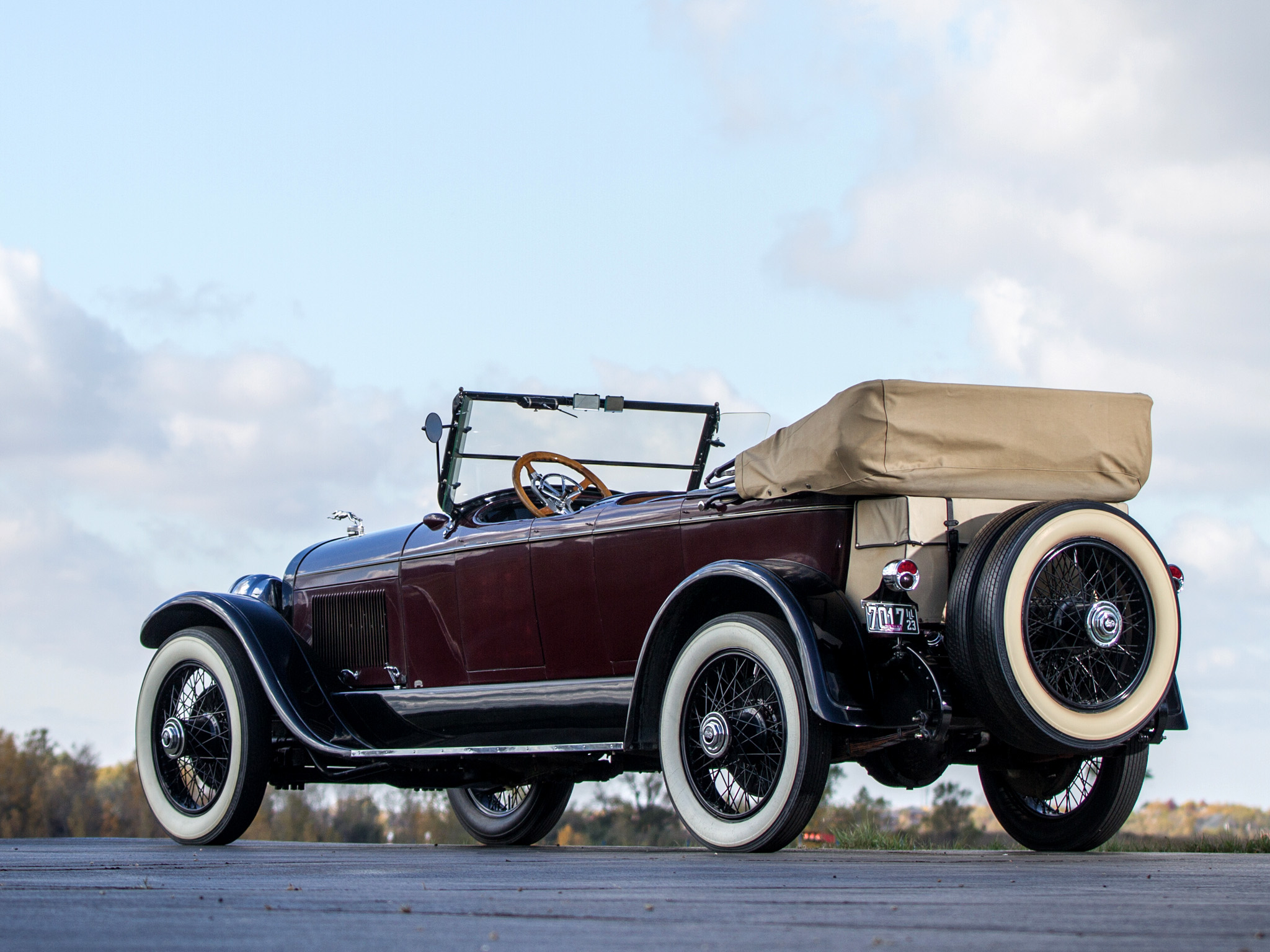 1923, Lincoln, Model l, Sport, Phaeton, By, Brunn, Convertible, Retro Wallpaper