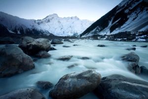 ice, Mountains, Landscapes, Nature, Snow, Rock, Glacier, New, Zealand
