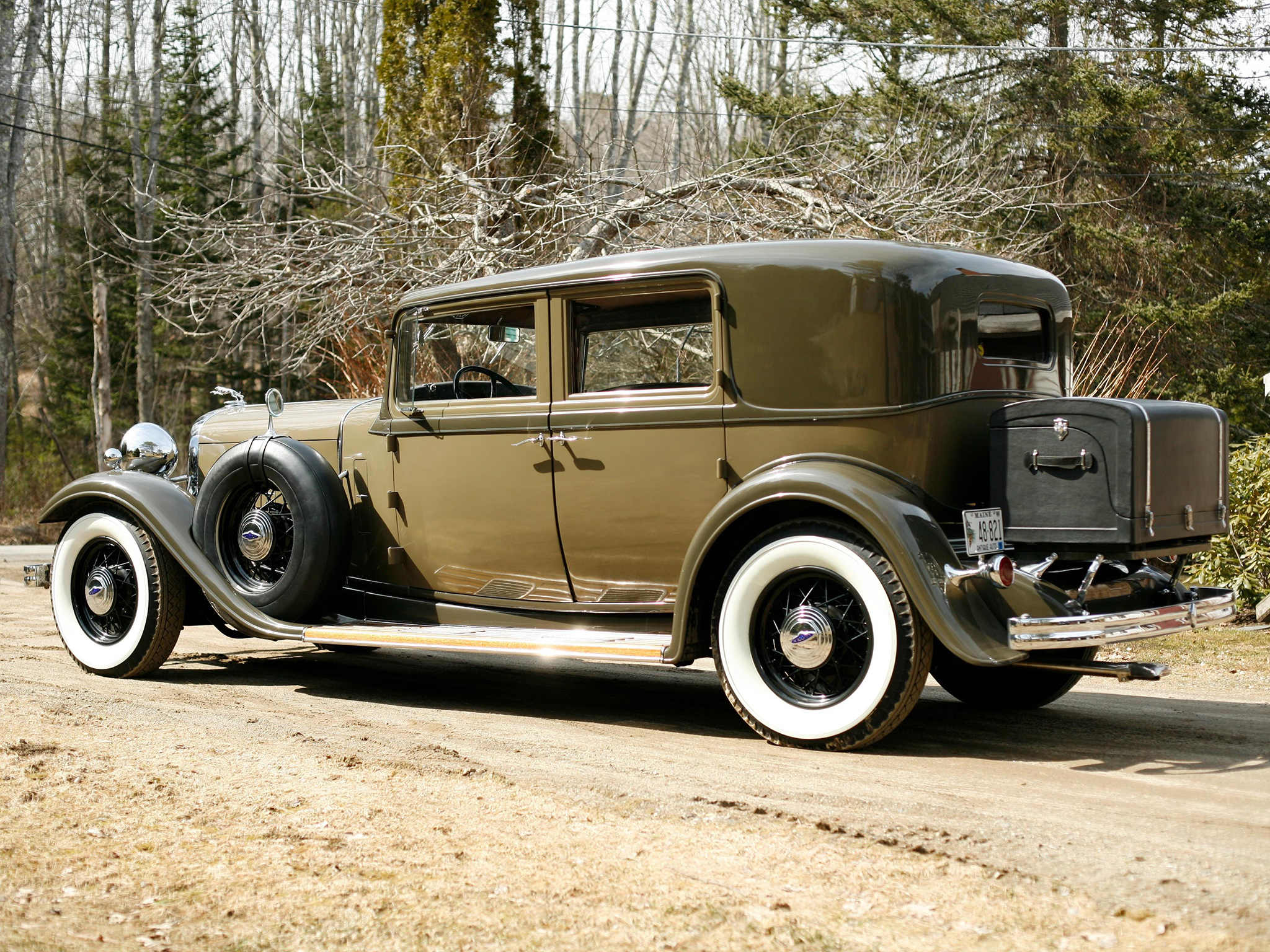 1932, Lincoln, Model kb, 4 door, Sedan, Retro, Luxury Wallpaper
