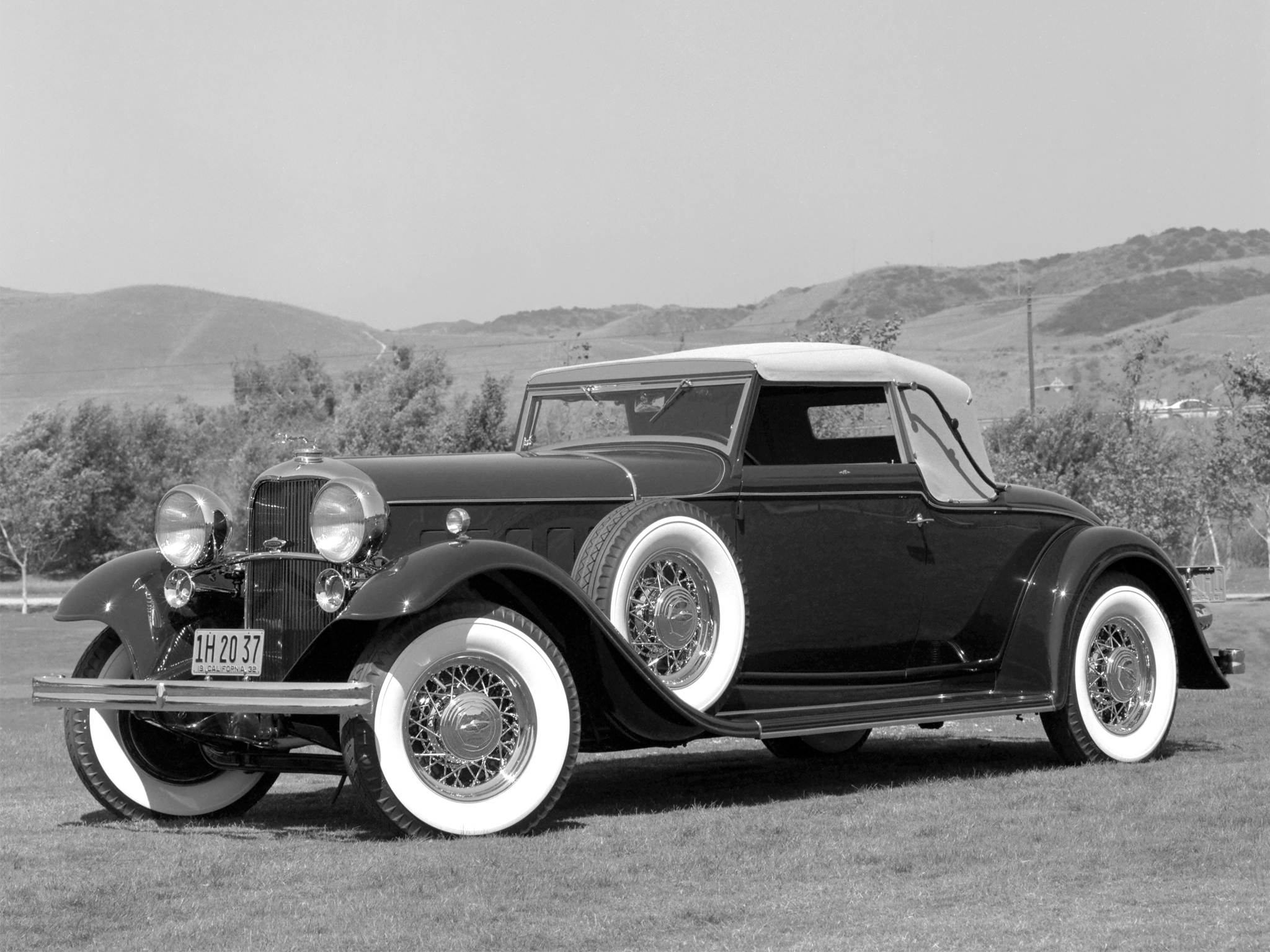 1932, Lincoln, Model kb, Convertible, Roadster, By, Lebaron, Retro, Luxury Wallpaper