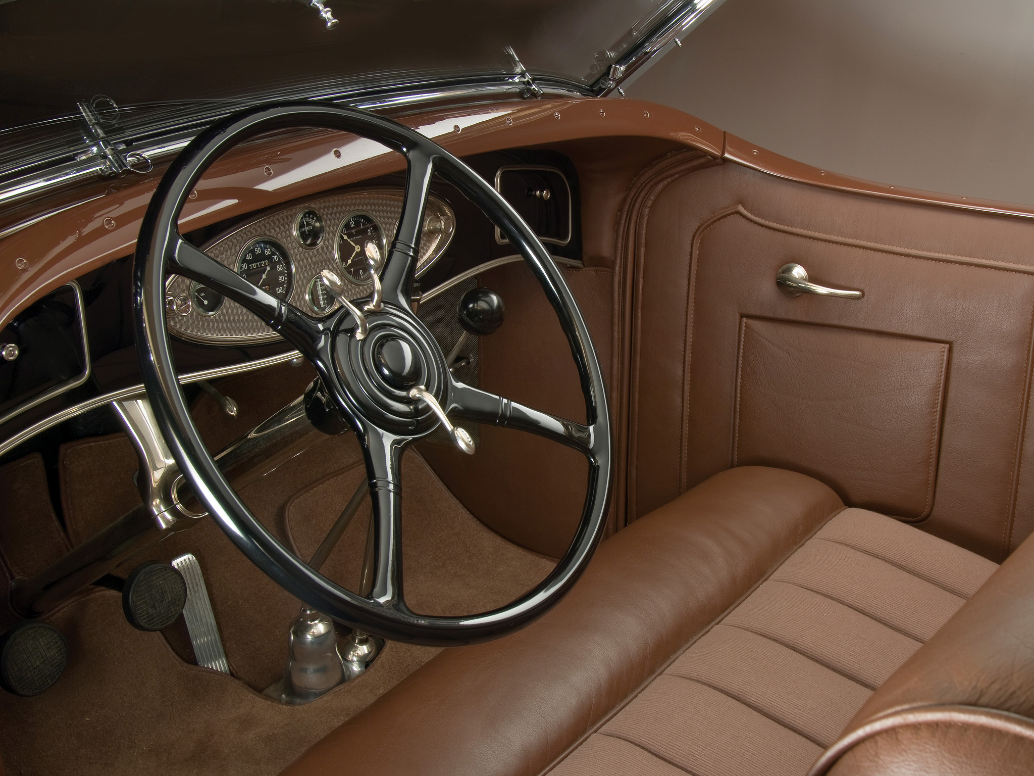 1932, Lincoln, Model kb, Dual, Windshield, Phaeton, By, Brunn, Retro, Interior Wallpaper