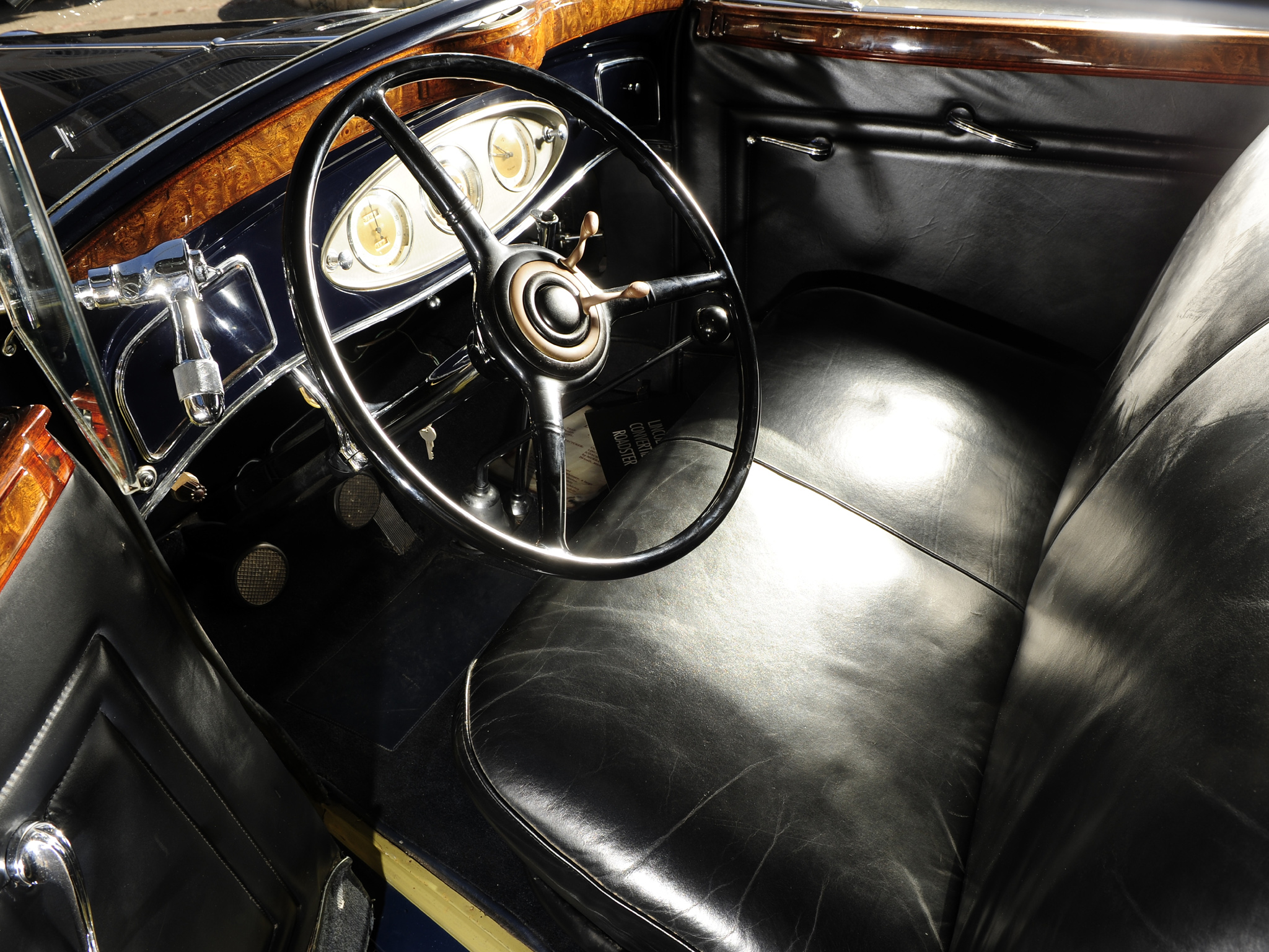 1933, Lincoln, Model ka, Convertible, Roadster, By, Murray, Retro, B w, Luxury, Interior Wallpaper