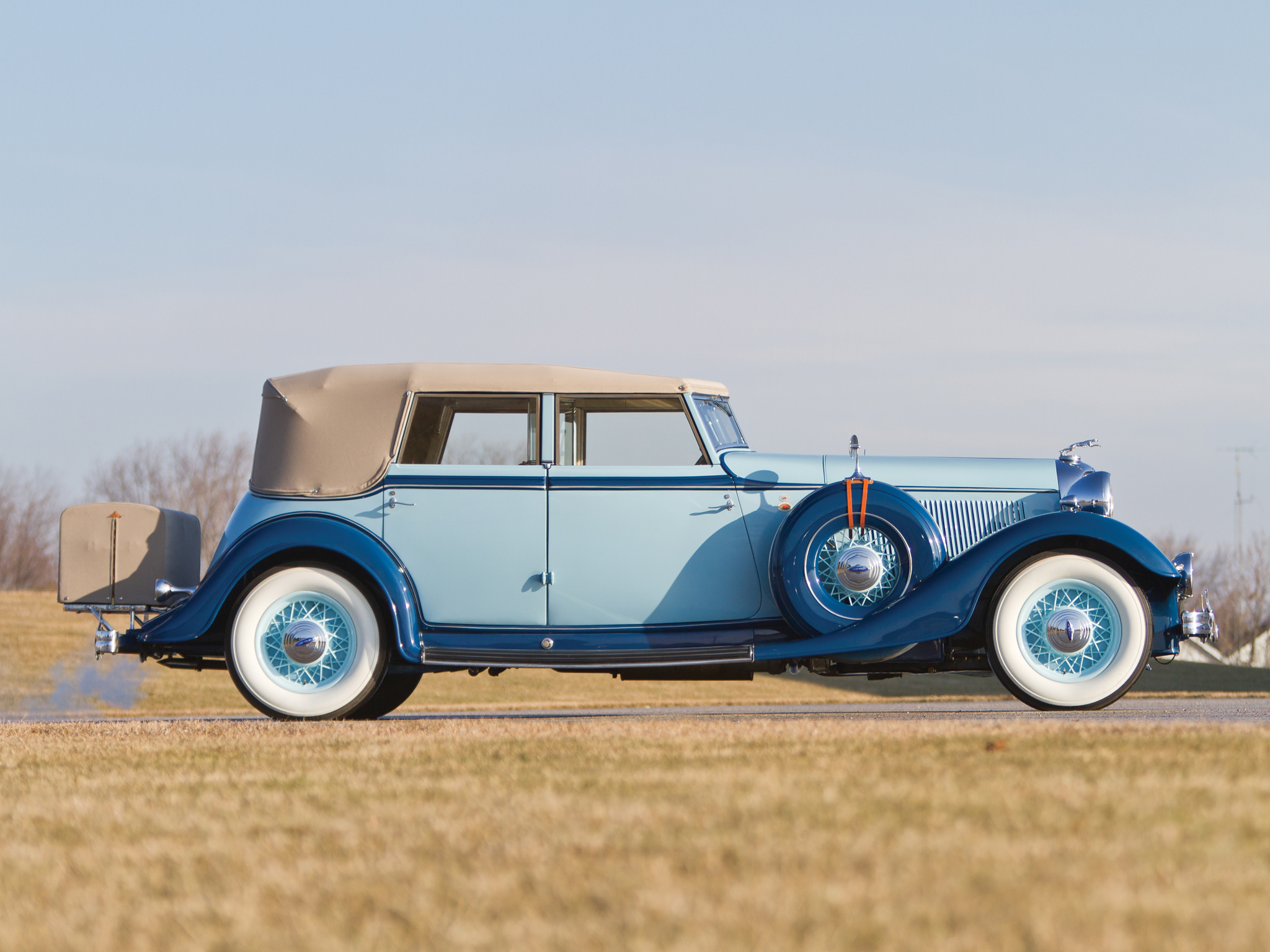 1933, Lincoln, Model kb, Custom, Convertible, Sedan, By, Dietrich, 261, Retro, Luxury Wallpaper