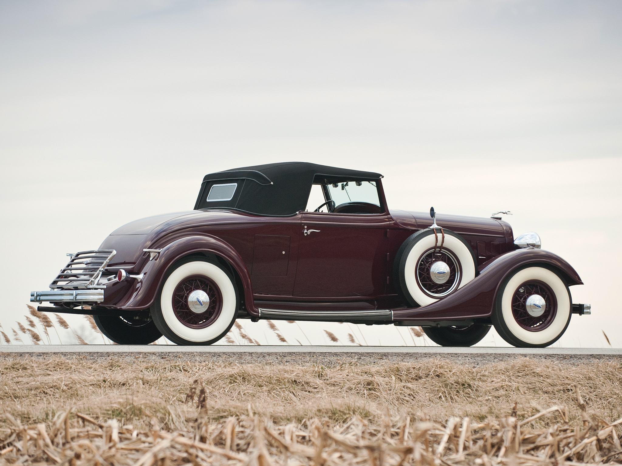 1934, Lincoln, Model ka, Convertible, Roadster, Retro, Luxury, Wheel Wallpaper