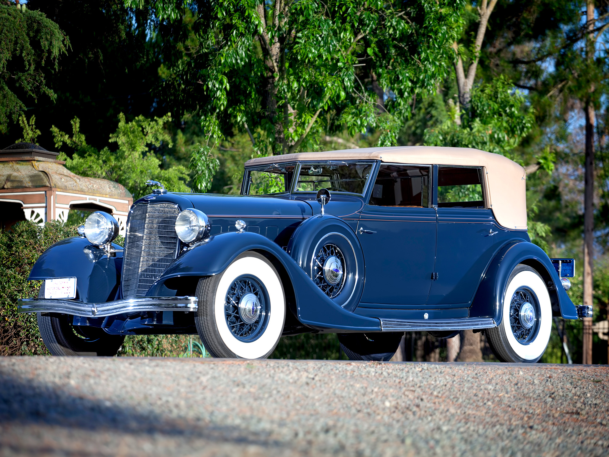 1934, Lincoln, Model kb, Convertible, Sedan, By, Dietrich, Retro, Luxury Wallpaper
