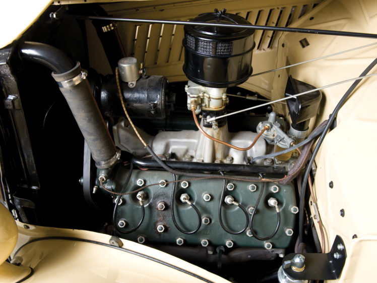 1935, Ford, V8, Deluxe, 3 window, Coupe, 48 720, Retro, V 8, Engine HD Wallpaper Desktop Background