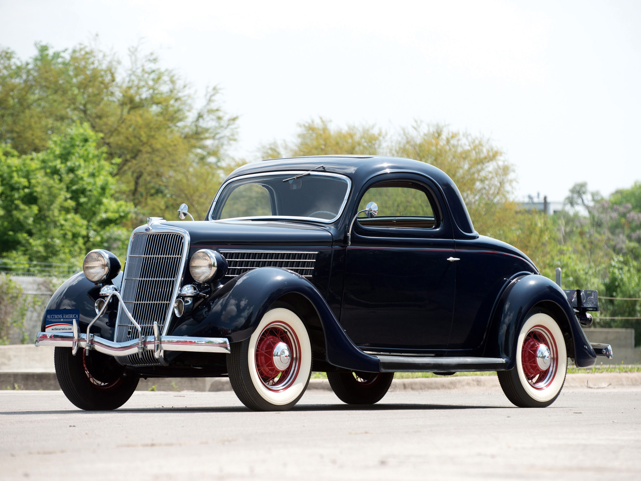 1935, Ford, V8, Deluxe, 3 window, Coupe, 48 720, Retro, V 8 Wallpaper