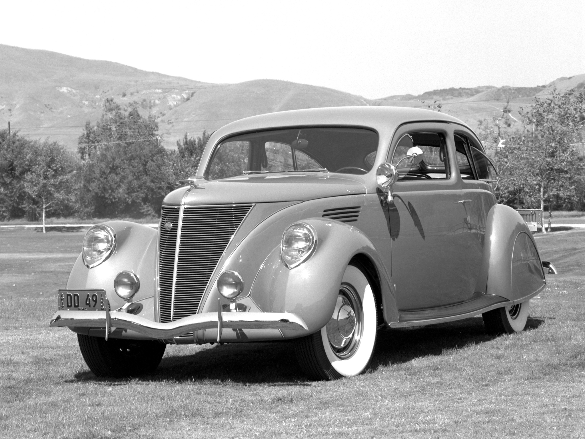 1936, Lincoln, Zephyr, 2 door, Sedan, 903, Retro Wallpaper