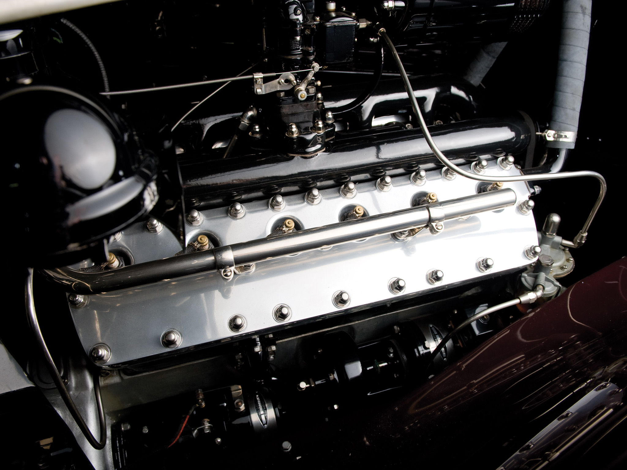 1937, Lincoln, Model k, Convertible, Victoria, By, Brunn, Retro, Luxury, Engine Wallpaper