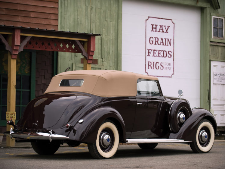 1937, Lincoln, Model k, Convertible, Victoria, By, Brunn, Retro, Luxury HD Wallpaper Desktop Background