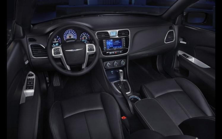 2014, Chrysler, 200, Convertible, Interior HD Wallpaper Desktop Background
