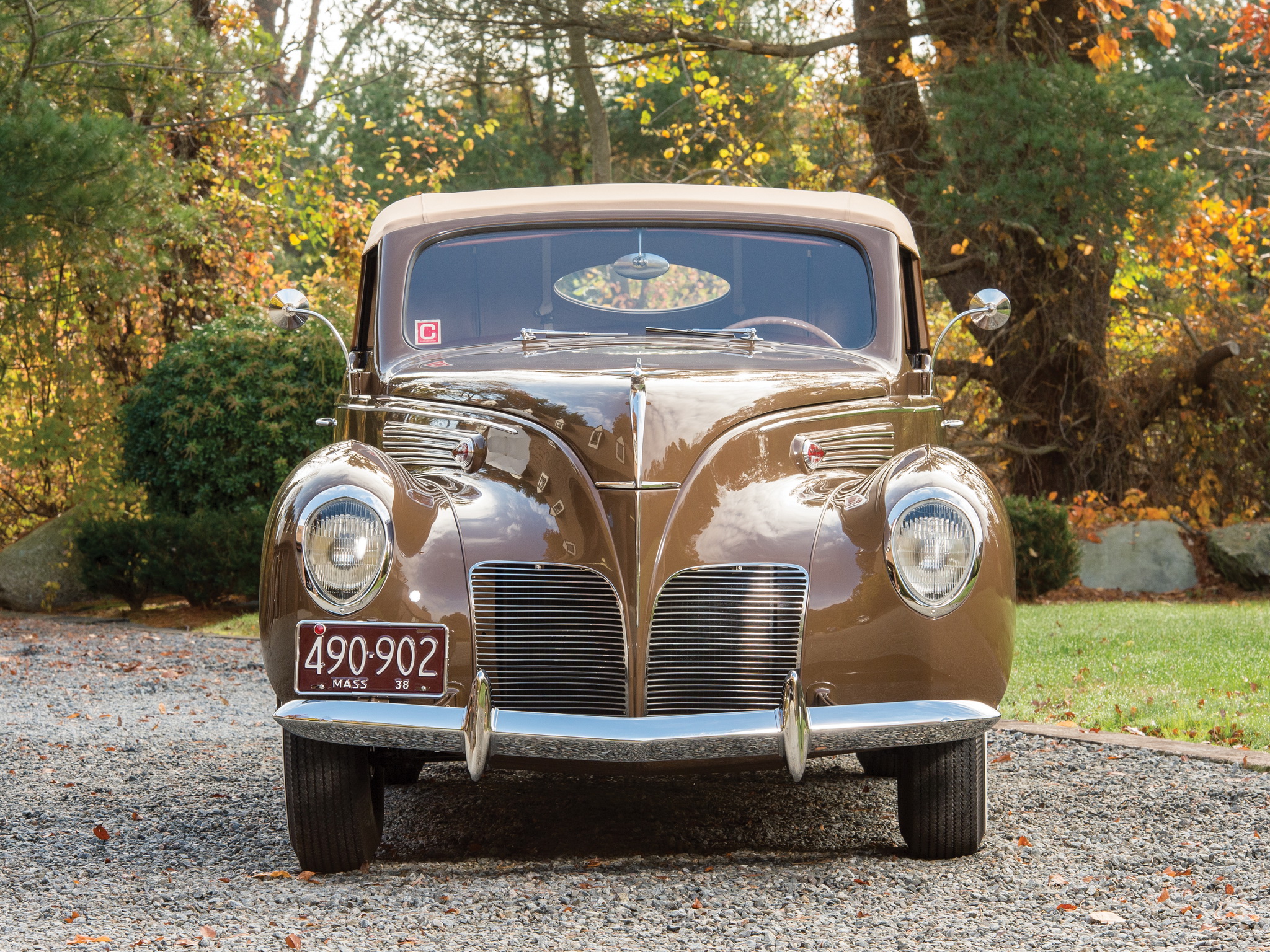 1938, Lincoln, Zephyr, Convertible, Coupe, Retro Wallpaper