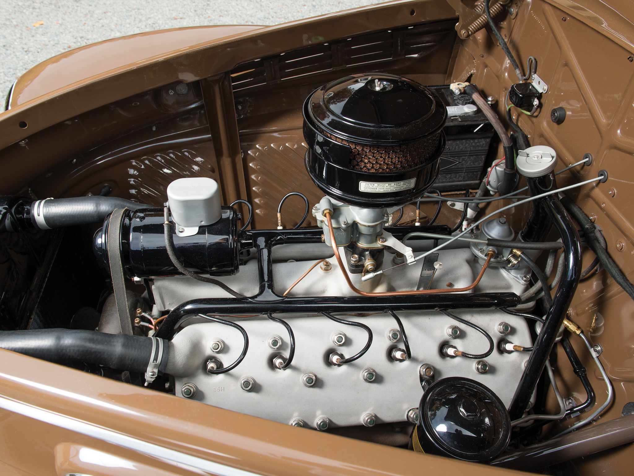 1938, Lincoln, Zephyr, Convertible, Coupe, Retro, Engine Wallpaper