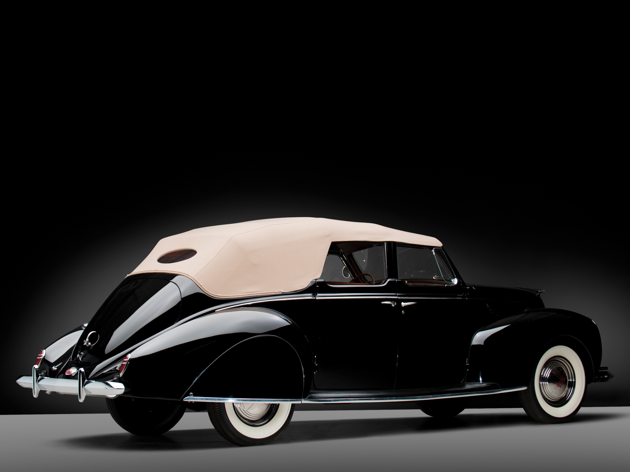 1938, Lincoln, Zephyr, Convertible, Sedan, Retro, Luxury Wallpaper