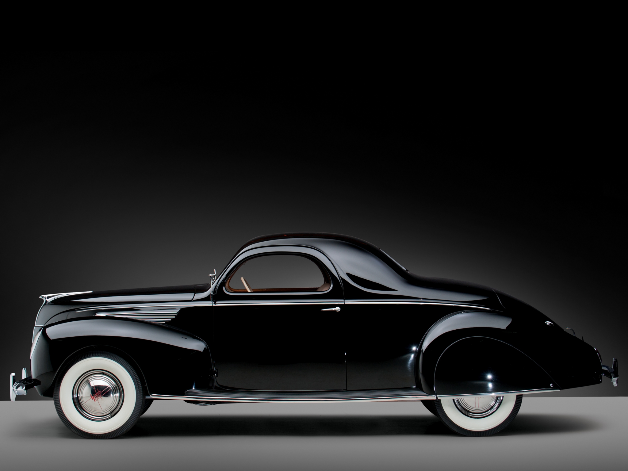 1938, Lincoln, Zephyr, Coupe, 270, Retro Wallpaper