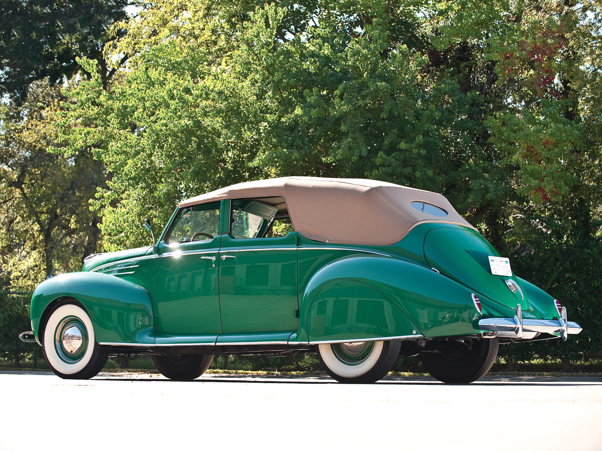 1939, Lincoln, Zephyr, Convertible, Sedan, Retro, Luxury Wallpaper