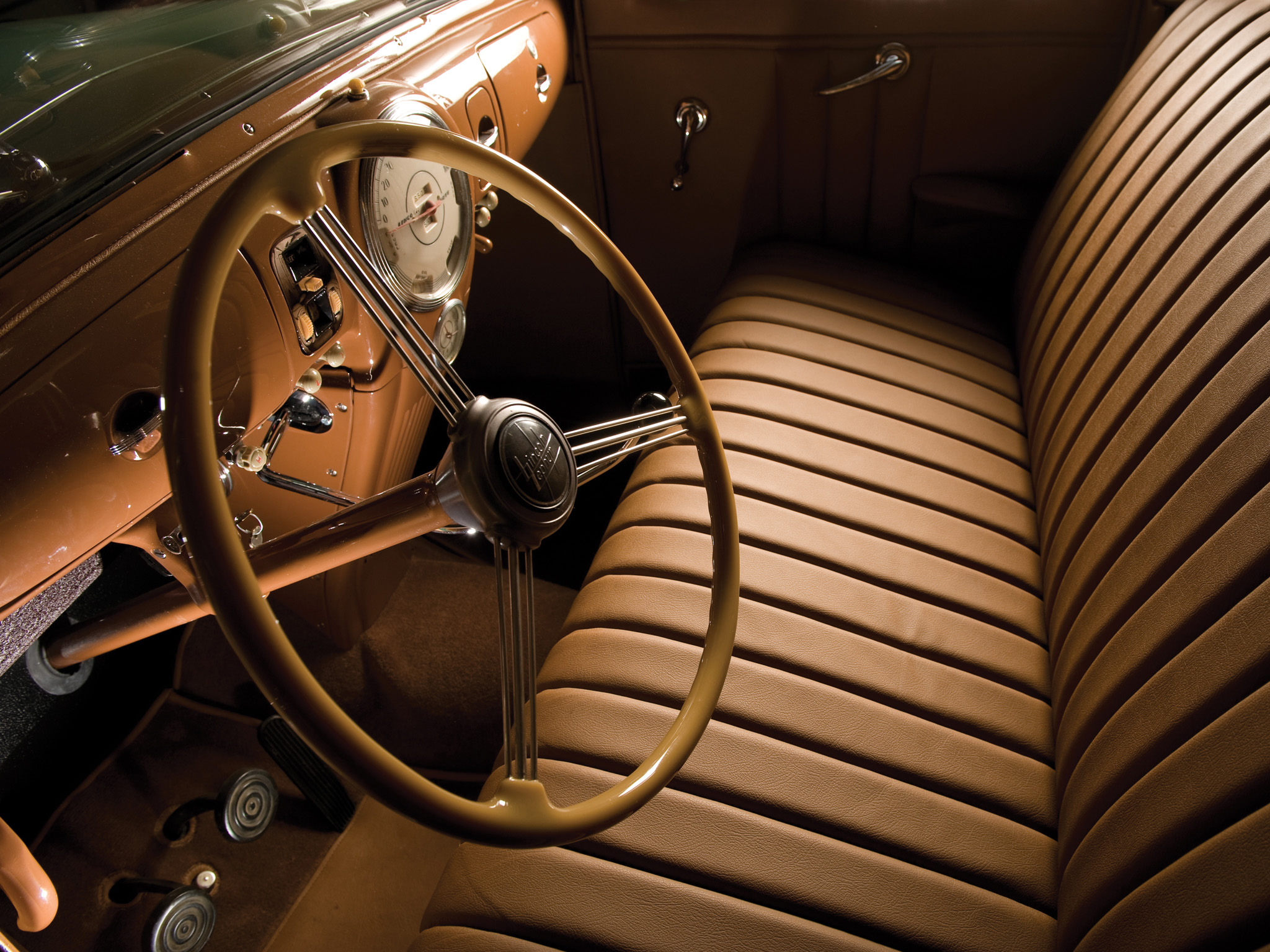 1939, Lincoln, Zephyr, Convertible, Sedan, Retro, Luxury, Interior Wallpaper