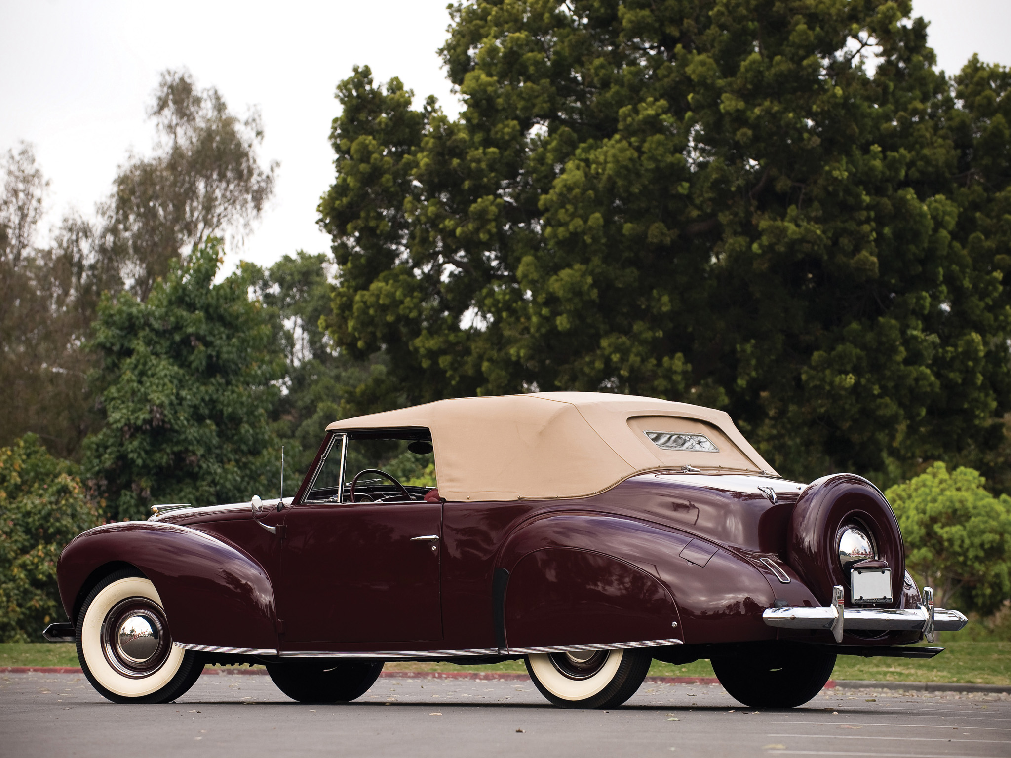 1940, Lincoln, Zephyr, Continental, Cabriolet, Retro, Luxury, Fs Wallpaper
