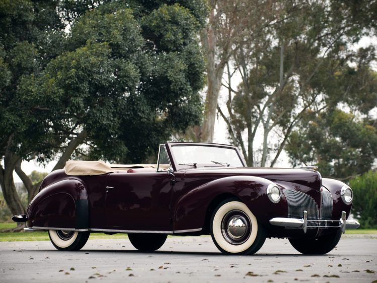 1940, Lincoln, Zephyr, Continental, Cabriolet, Retro, Luxury HD Wallpaper Desktop Background
