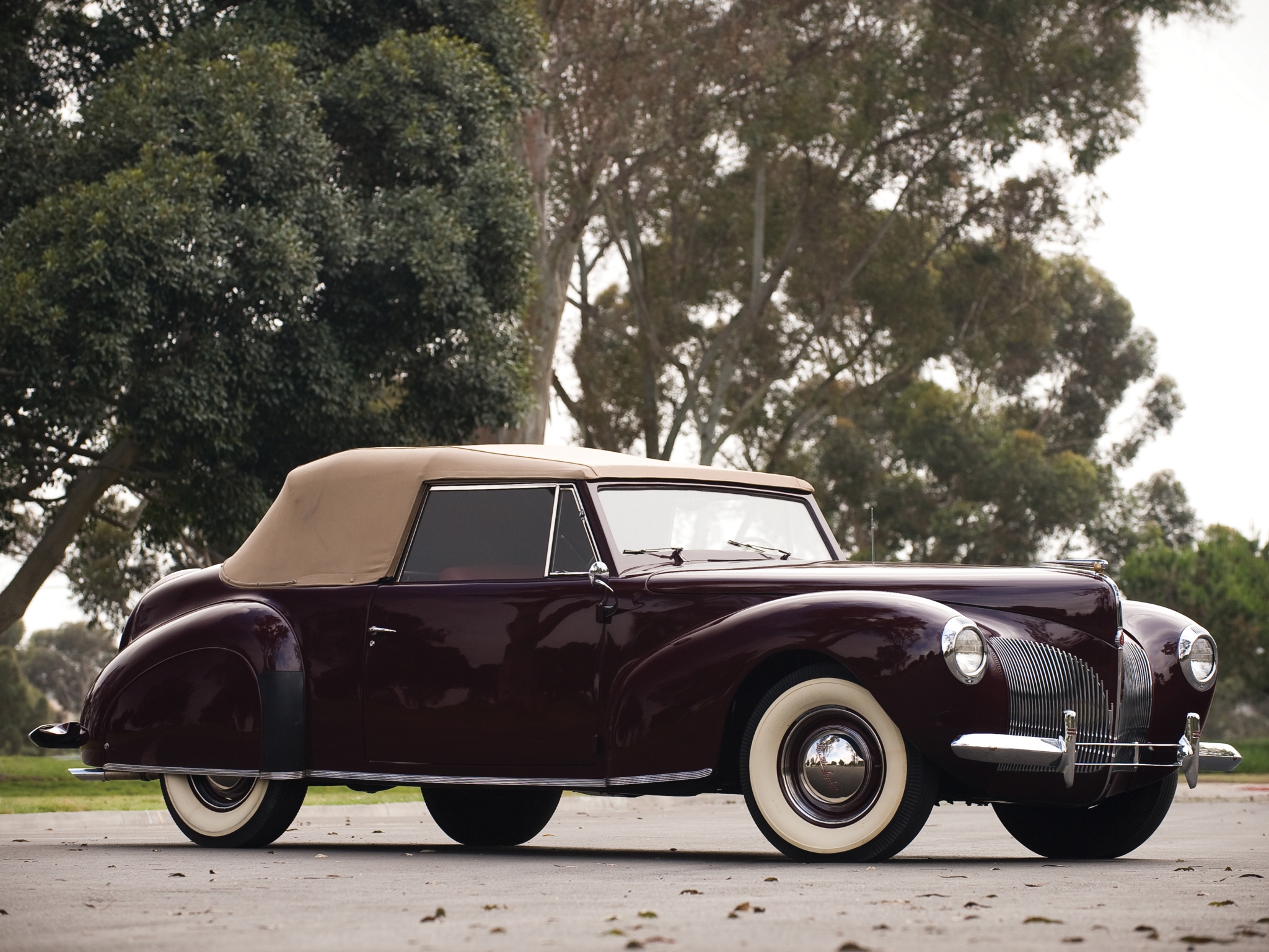 1940, Lincoln, Zephyr, Continental, Cabriolet, Retro, Luxury Wallpaper