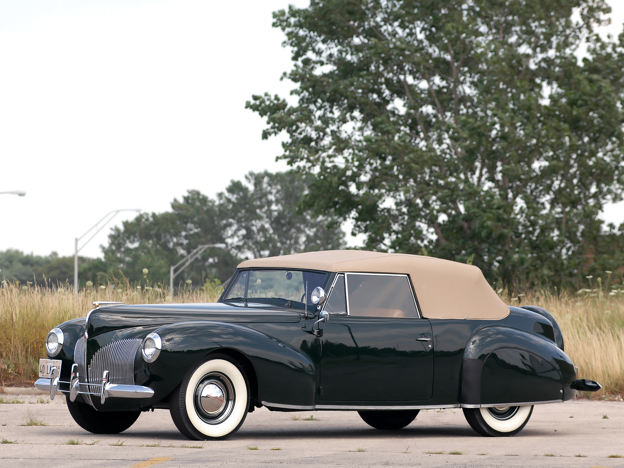 1940, Lincoln, Zephyr, Continental, Cabriolet, Retro, Luxury, Fs Wallpaper