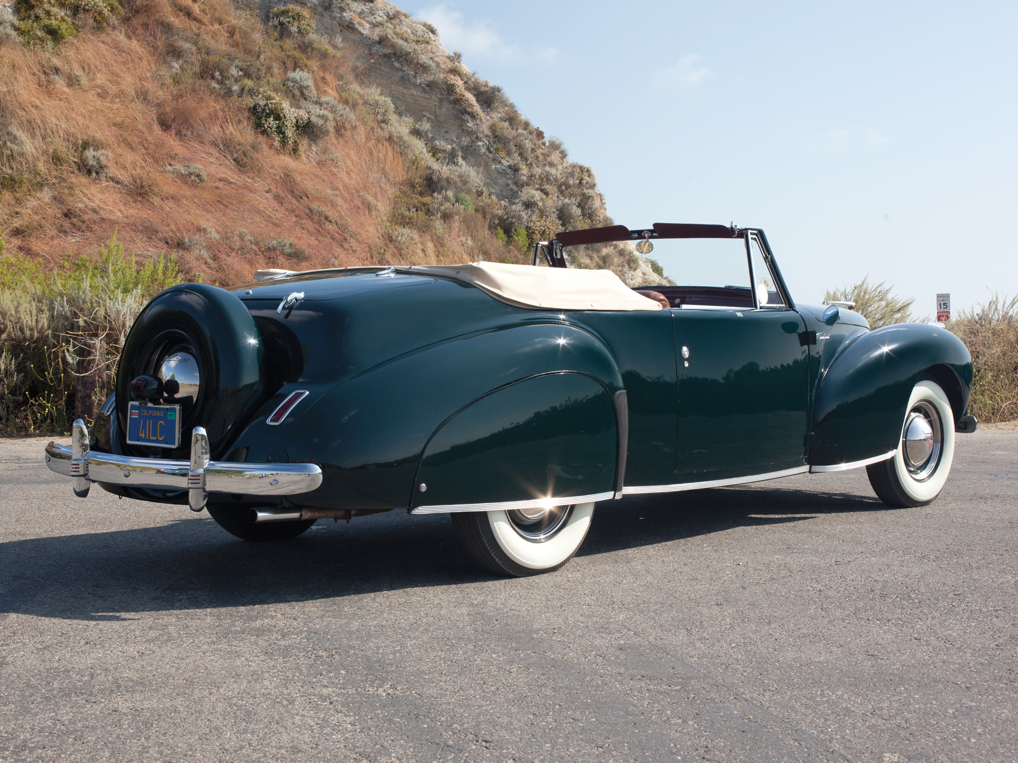 1940, Lincoln, Zephyr, Continental, Cabriolet, Retro, Luxury, Fa Wallpaper