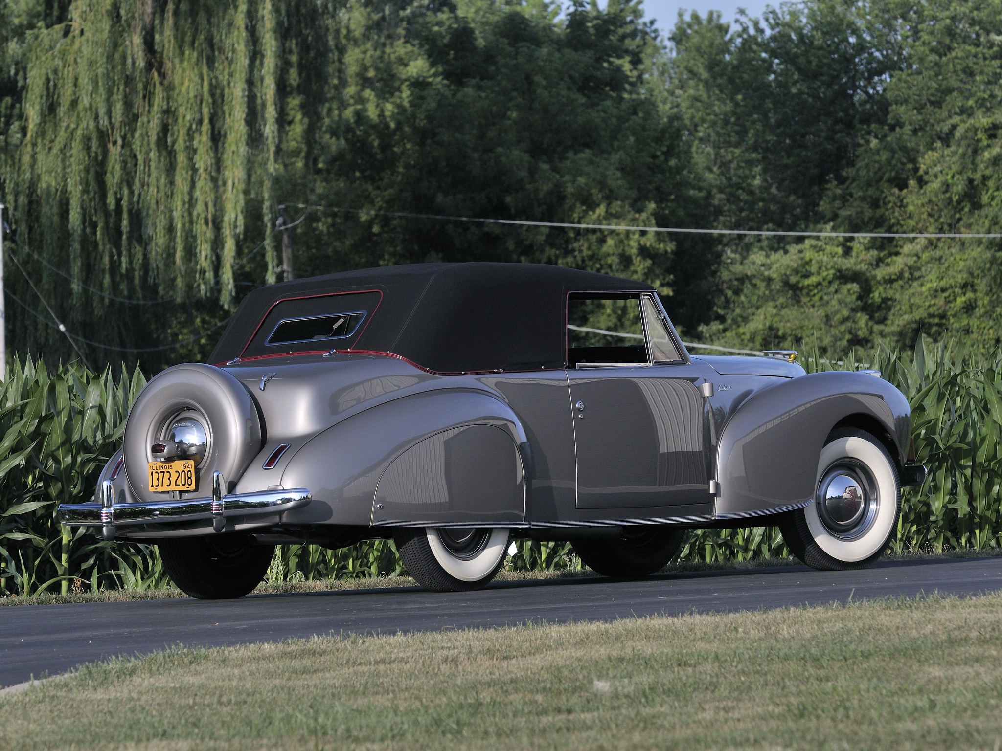 1941, Lincoln, Zephyr, Continental, Cabriolet, Retro, Luxury Wallpaper