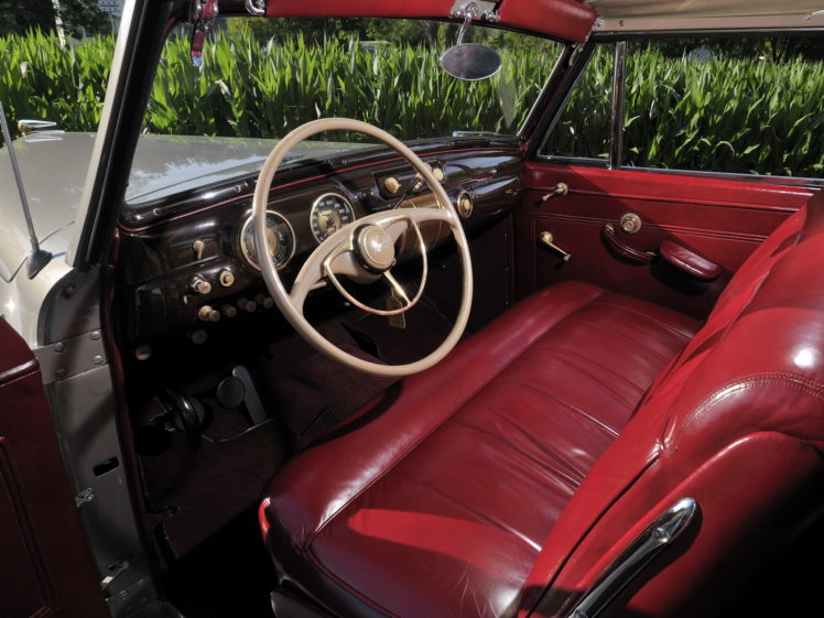 1941, Lincoln, Zephyr, Continental, Cabriolet, Retro, Luxury, Interior HD Wallpaper Desktop Background