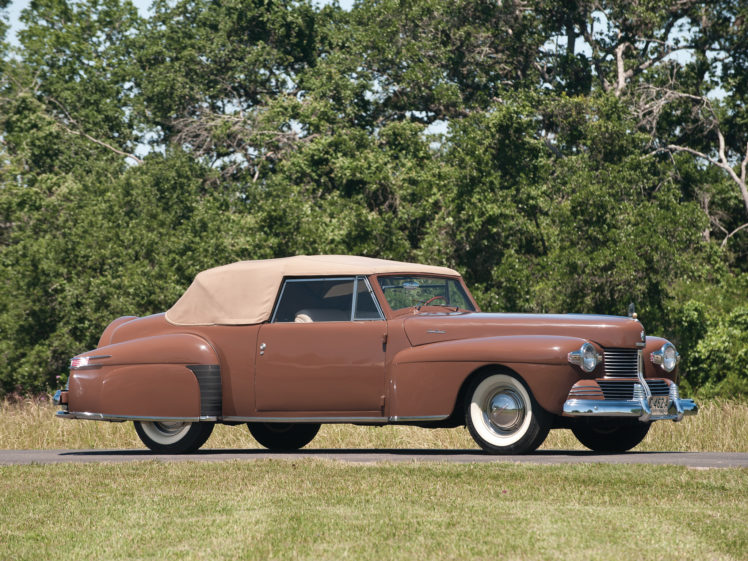 1942, Lincoln, Continental, 2 door, Cabriolet, 56, Retro, Luxury HD Wallpaper Desktop Background