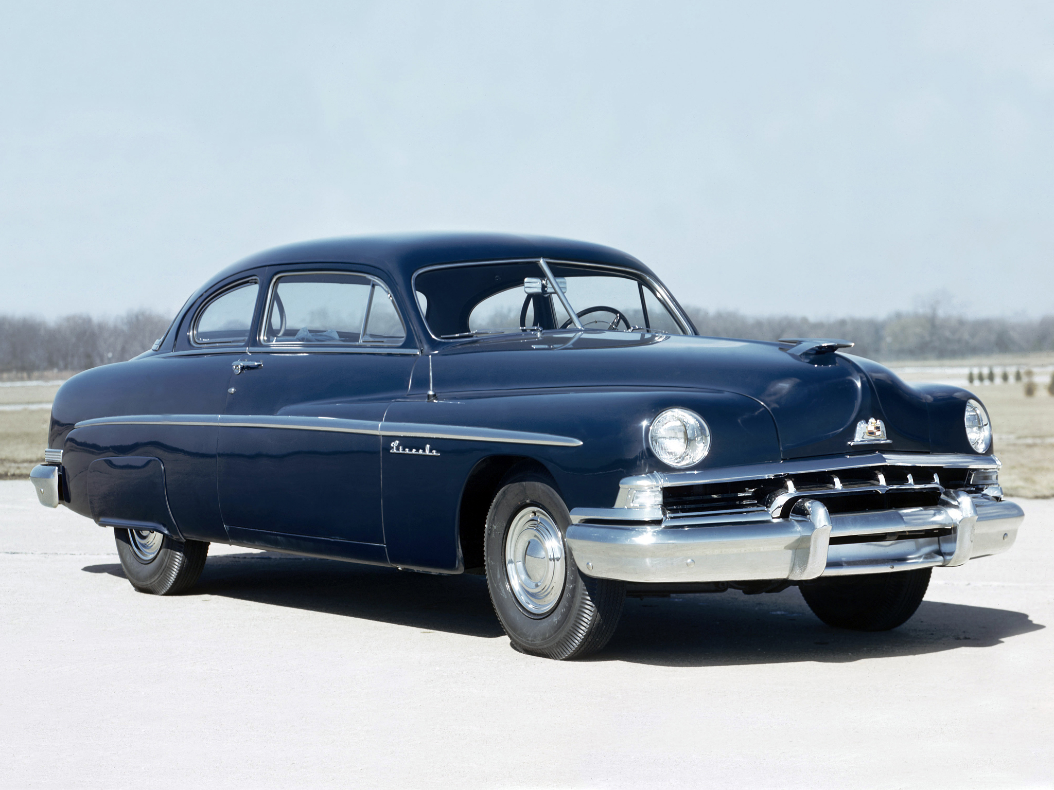 1951, Lincoln, Series 1el, Club, Coupe, L 72b, Retro Wallpaper