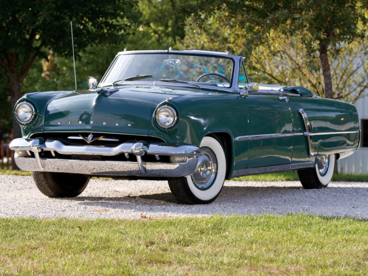 1953, Lincoln, Capri, Special, Custom, Convertible, 76d HD Wallpaper Desktop Background