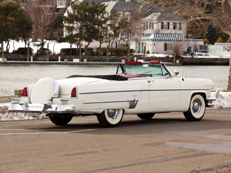 1954, Lincoln, Capri, Special, Custom, Convertible, 76a, Retro, Luxury HD Wallpaper Desktop Background