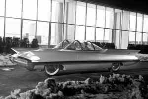 1955, Lincoln, Futura, Concept, Car, Retro