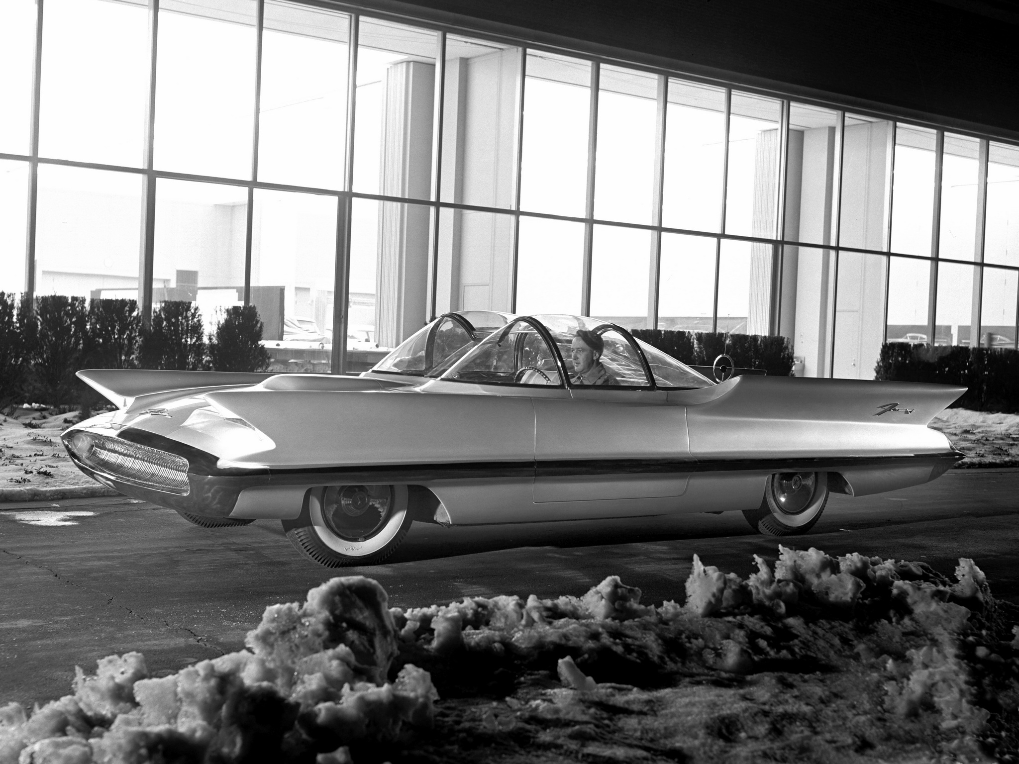 1955, Lincoln, Futura, Concept, Car, Retro Wallpaper