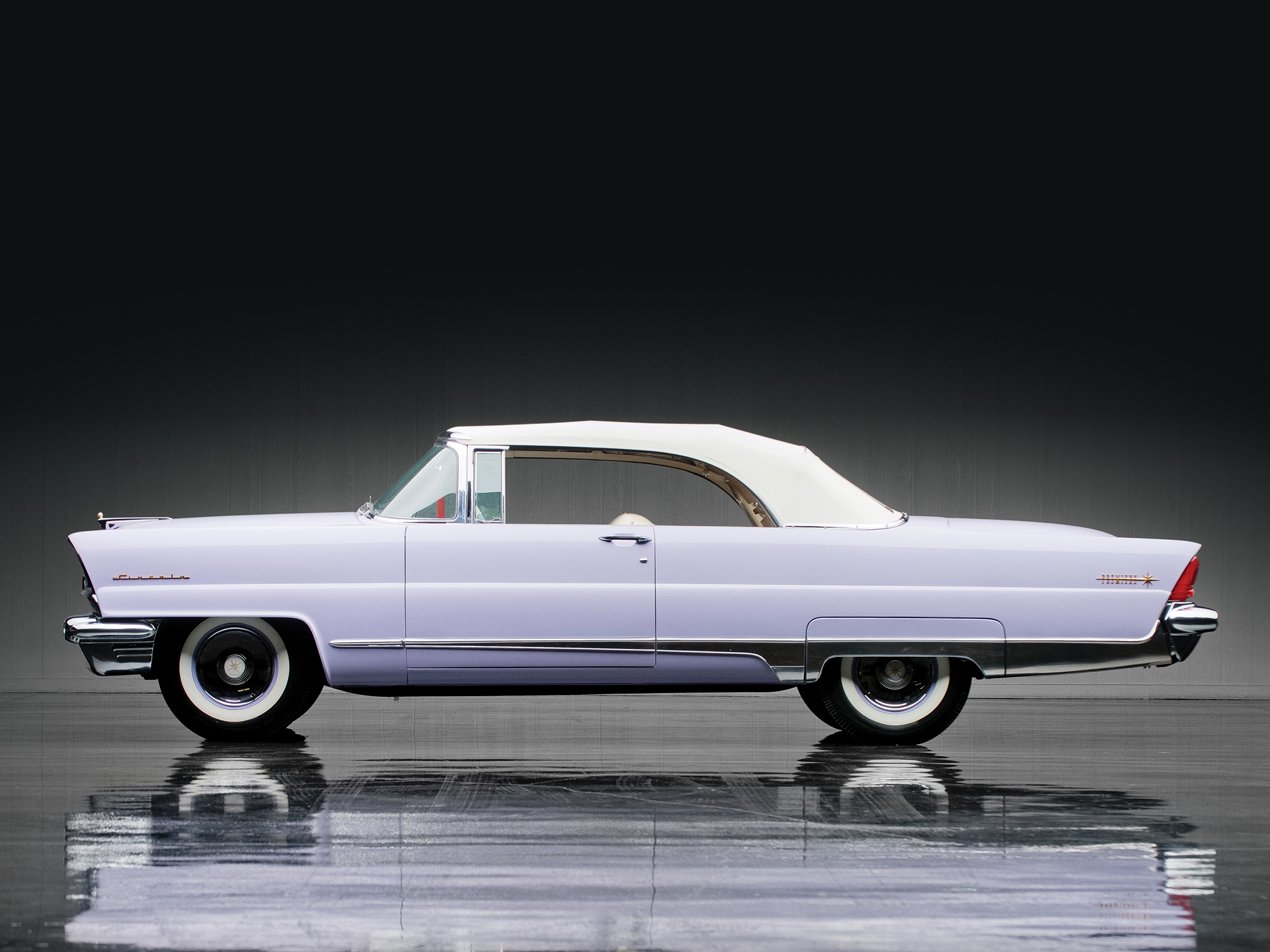 1956, Lincoln, Premiere, Convertible, 76b, Retro, Luxury Wallpaper