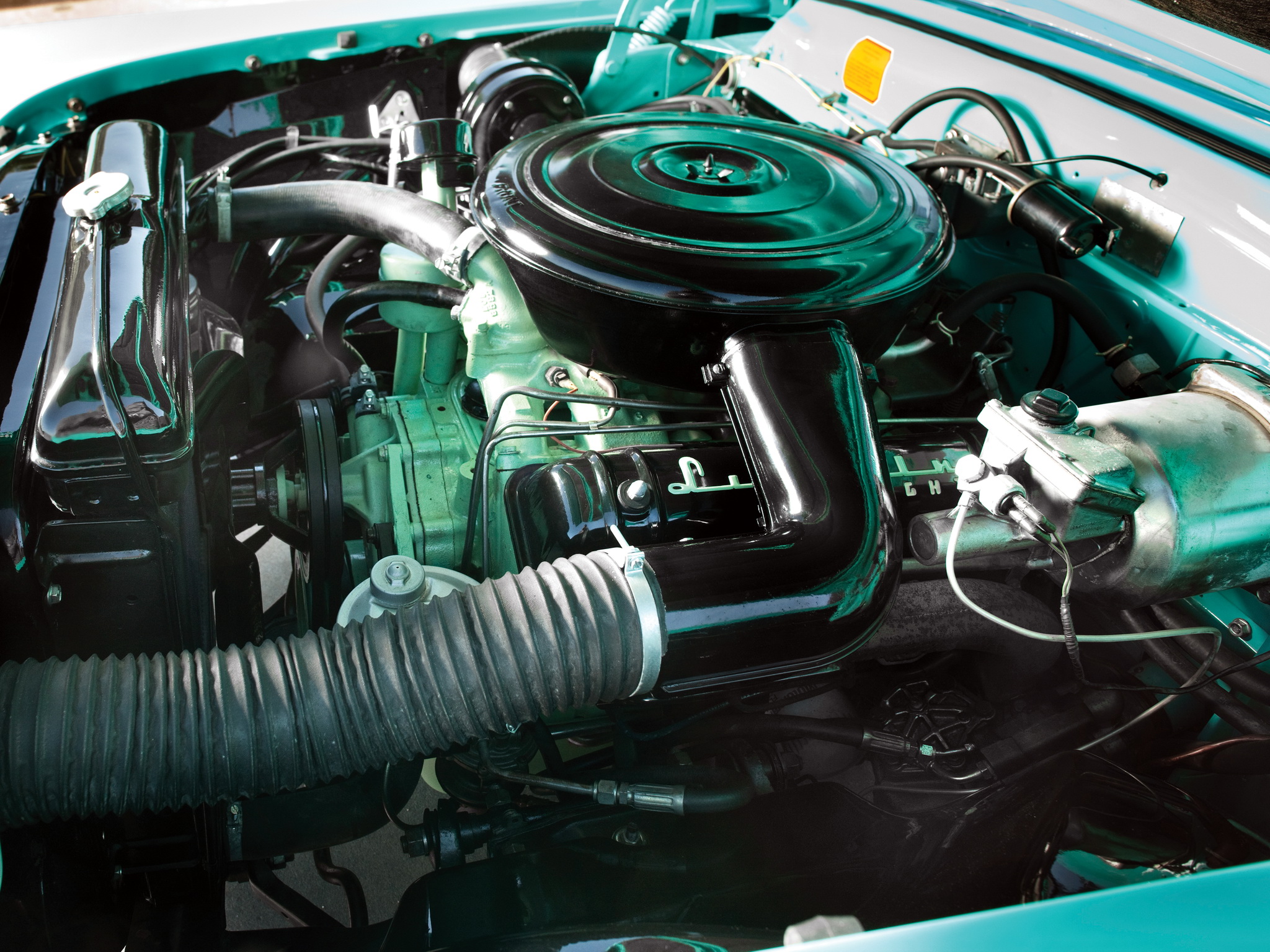 1956, Lincoln, Premiere, Convertible, 76b, Retro, Luxury, Engine Wallpaper