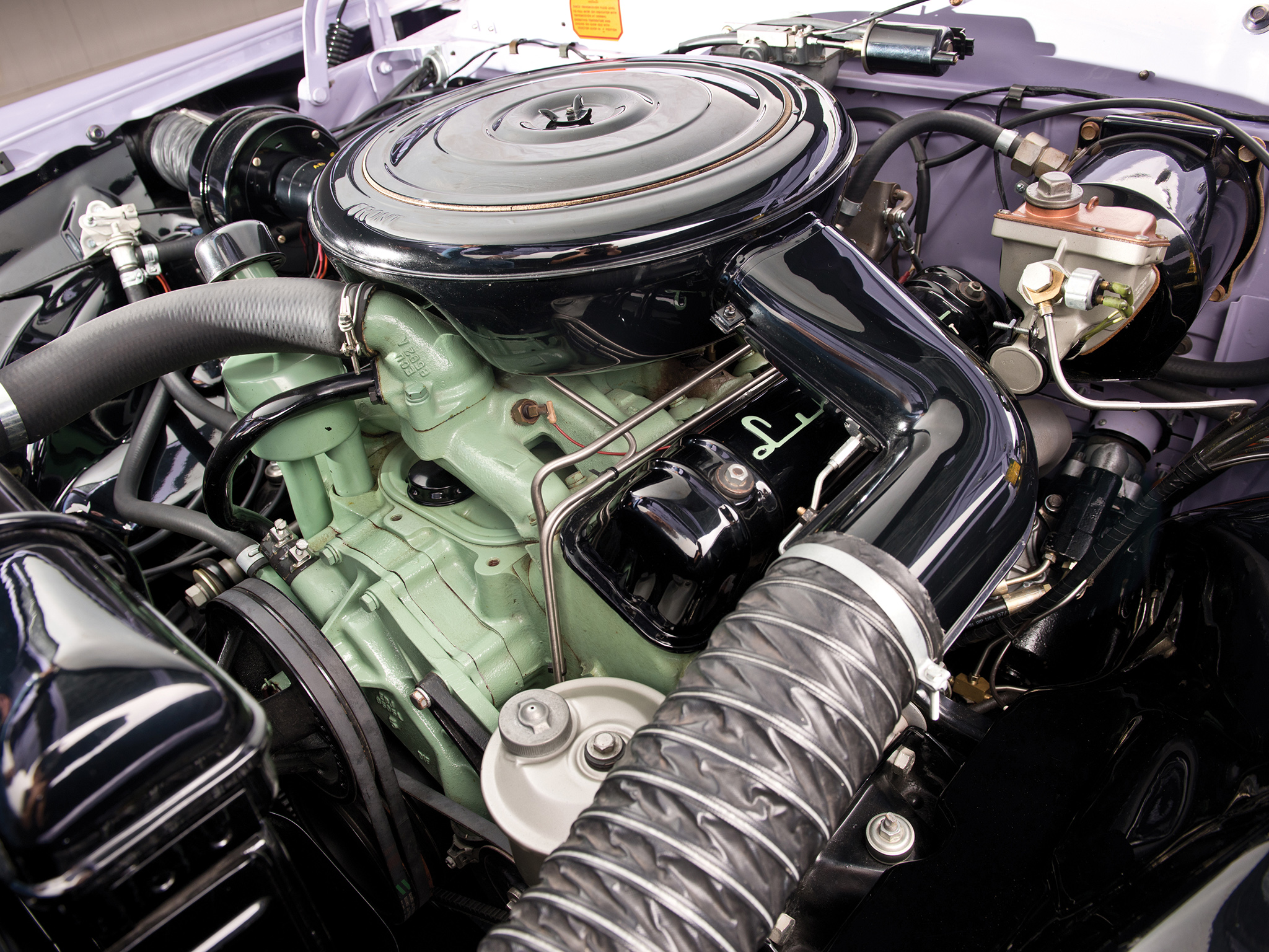 1956, Lincoln, Premiere, Convertible, 76b, Retro, Luxury, Engine Wallpaper