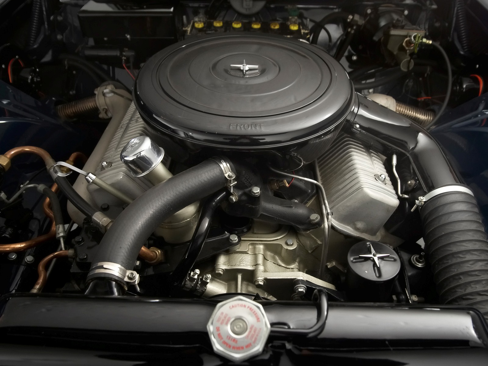 1957, Lincoln, Continental, Mark ii, Convertible, Luxury, Retro, Engine Wallpaper