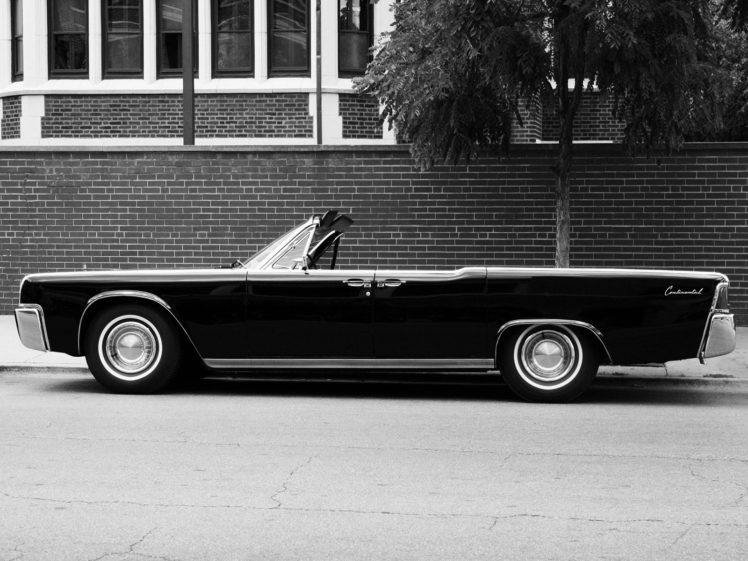 1963, Lincoln, Continental, Convertible, Classic, Luxury HD Wallpaper Desktop Background