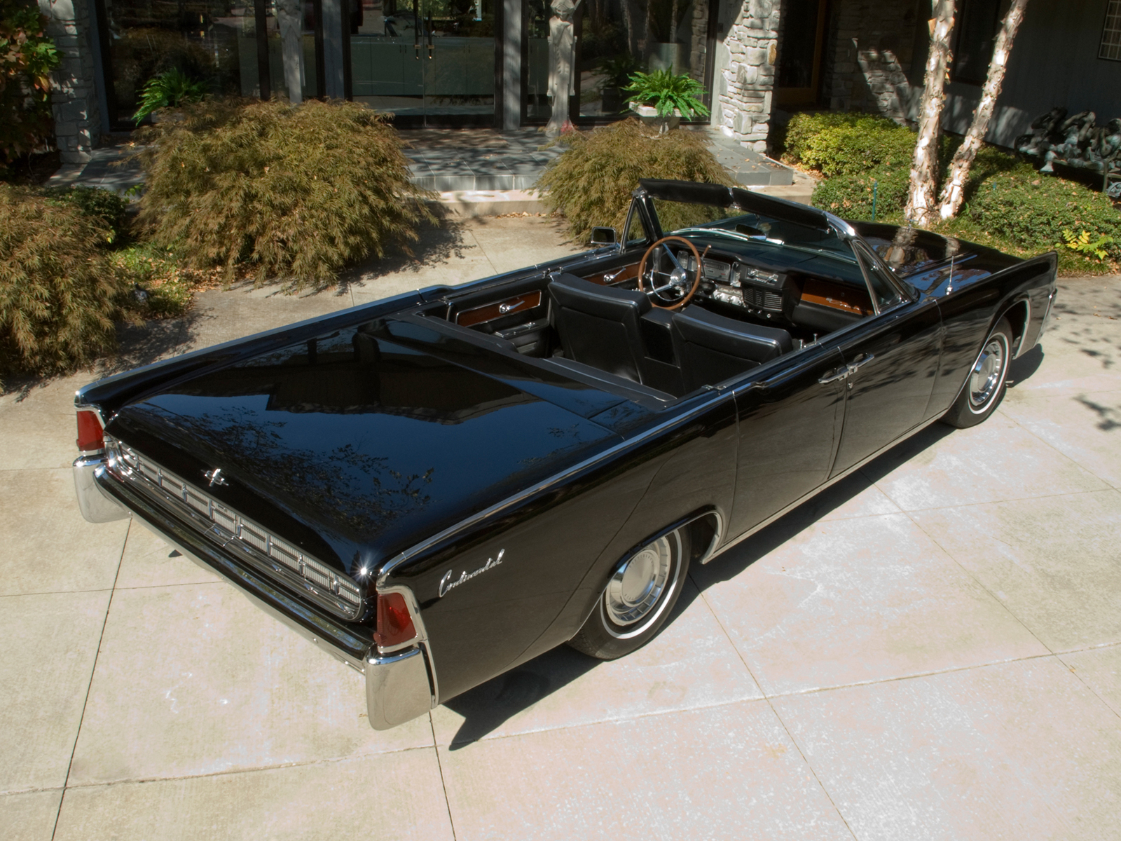1963, Lincoln, Continental, Convertible, Classic, Luxury Wallpaper