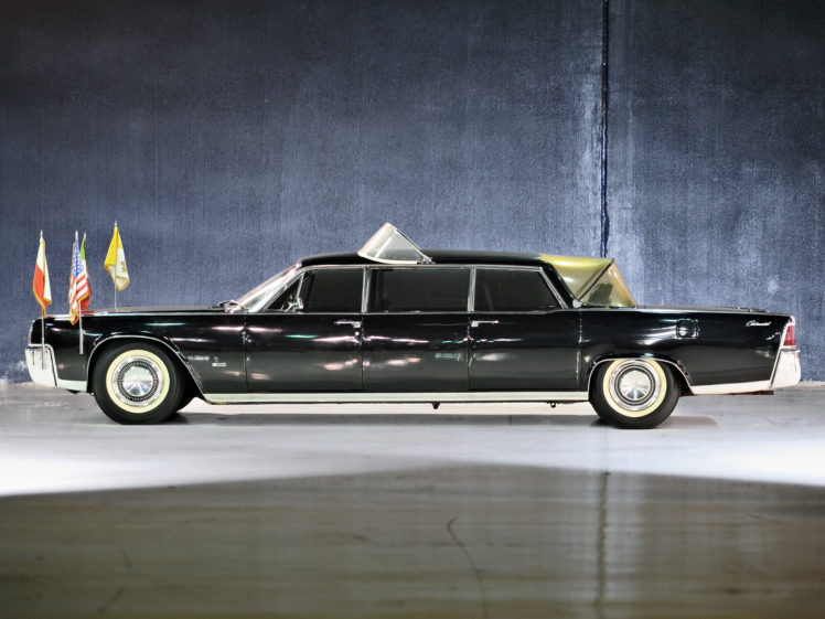 1964, Lincoln, Continental, Limousine, Popemobile, By, Lehmann peterson, Classic, Luxury HD Wallpaper Desktop Background