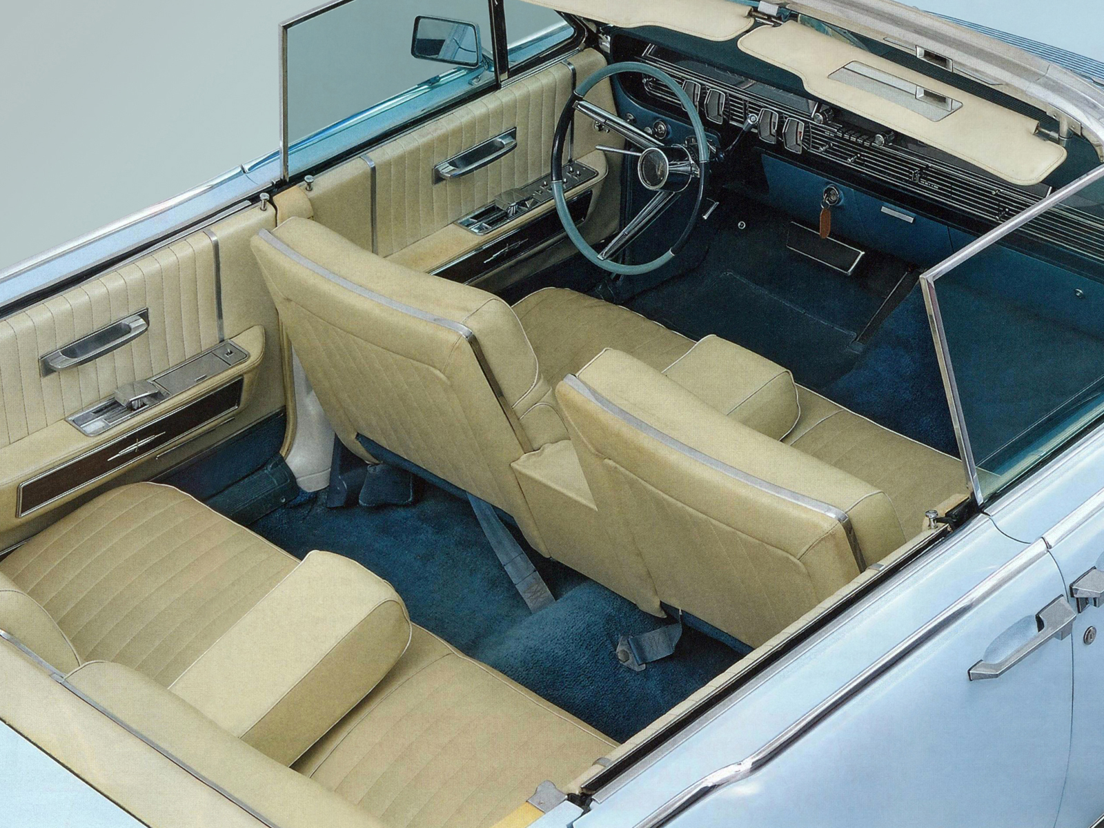 1965, Lincoln, Continental, Convertible, Classic, Luxury, Interior Wallpaper