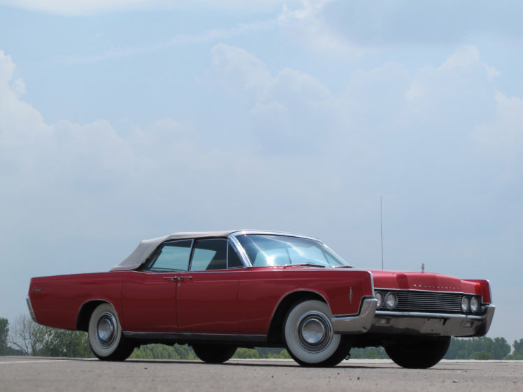 1966, Lincoln, Continental, Convertible, 74a, Classic, Luxury HD Wallpaper Desktop Background