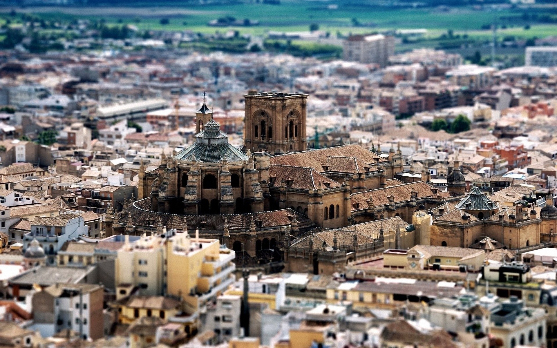 cityscapes, Spain, Cathedral, Cities, Granada Wallpaper