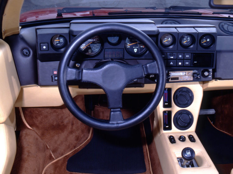 1981, Lamborghini, Jalpa, P350, Supercar, Classic, Interior HD Wallpaper Desktop Background