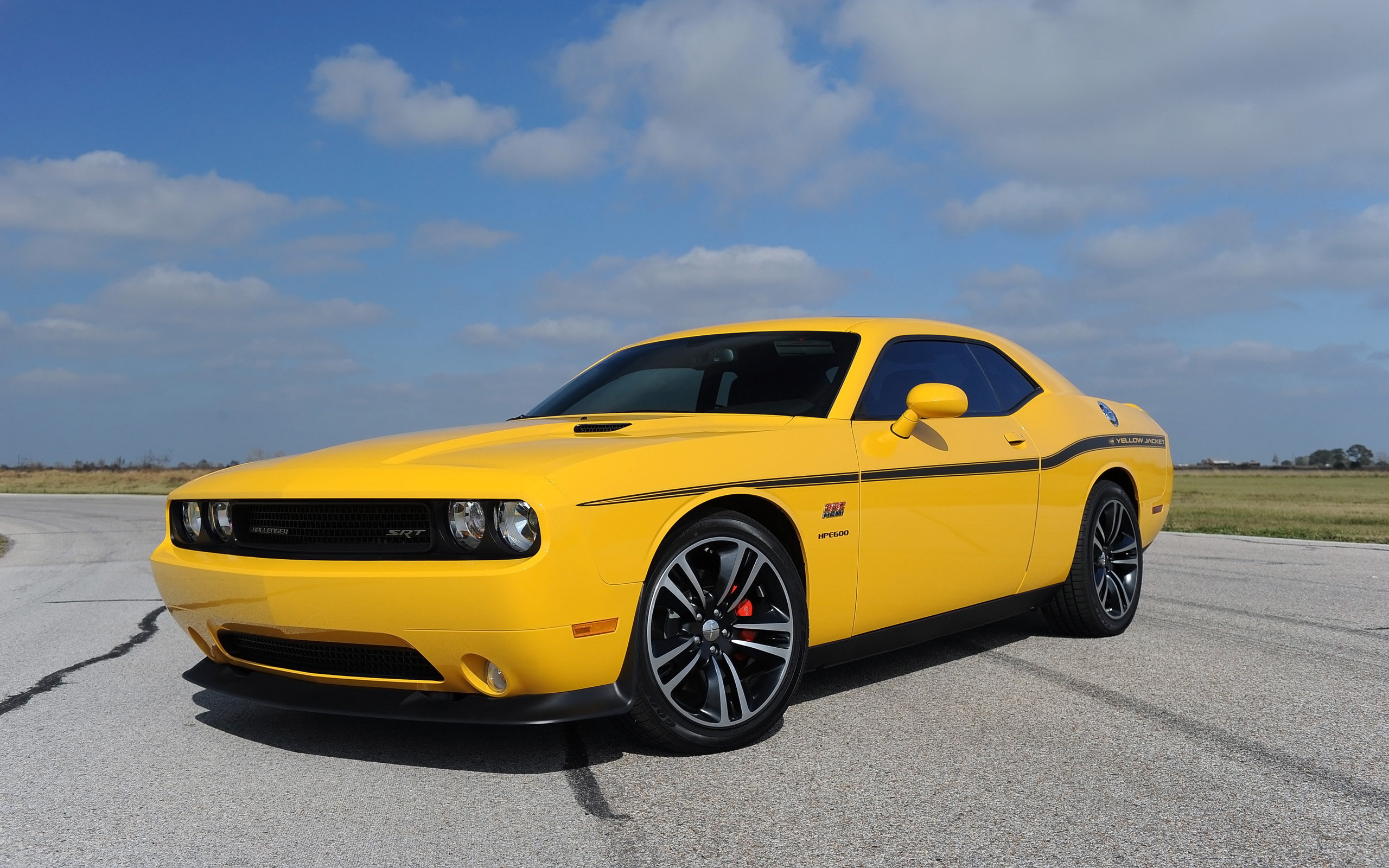 2013, Hennessey, Dodge, Challenger, Srt8, 392, Yellow, Jacket, Muscle Wallpaper